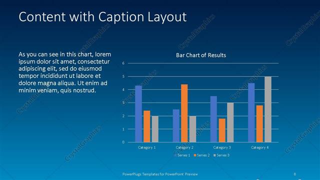 Content with Caption presentation slide layout