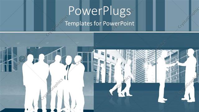  Presentation with people - A number of people talking to each other