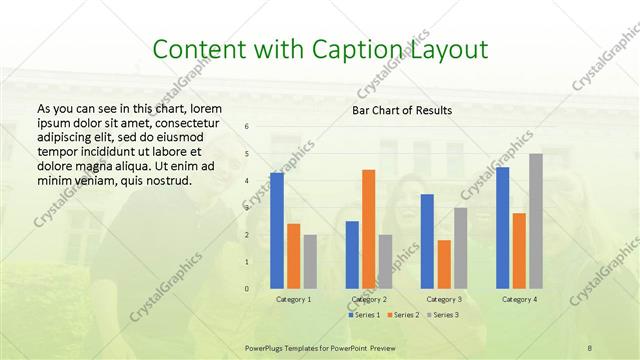 Content with Caption presentation slide layout