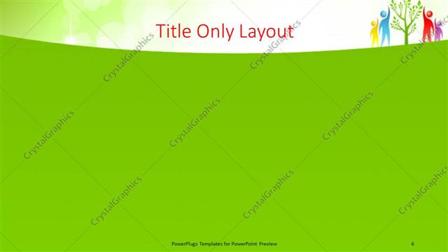 Title Only presentation slide layout