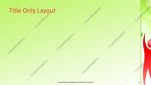 Title Only presentation slide layout