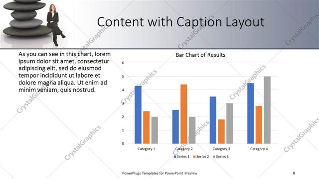 Content with Caption presentation slide layout