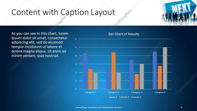 Content with Caption presentation slide layout