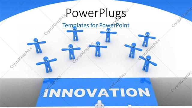  Presentation with innovation - A number of people with white background