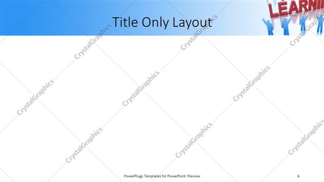 Title Only presentation slide layout