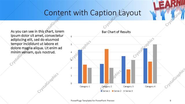 Content with Caption presentation slide layout