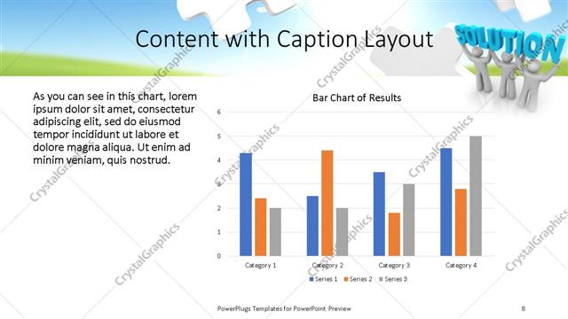 Content with Caption presentation slide layout
