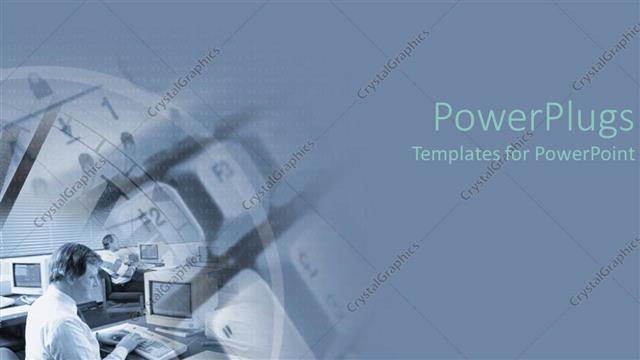  Presentation with computers - A number of people working on the computers