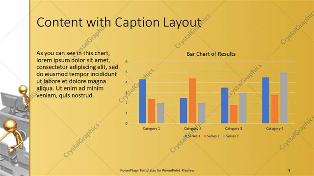 Content with Caption presentation slide layout