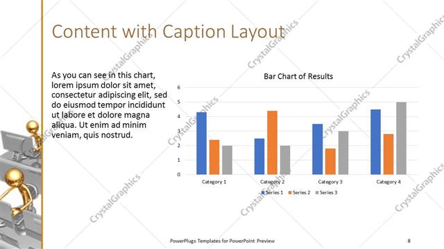 Content with Caption presentation slide layout