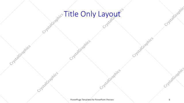 Title Only presentation slide layout