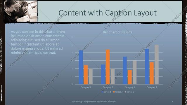 Content with Caption presentation slide layout