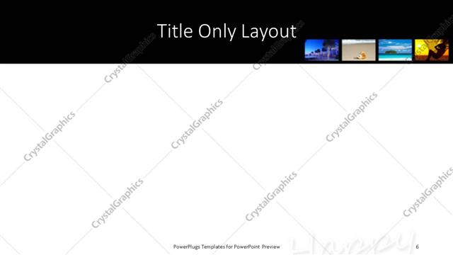 Title Only presentation slide layout
