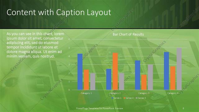 Content with Caption presentation slide layout