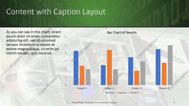 Content with Caption presentation slide layout