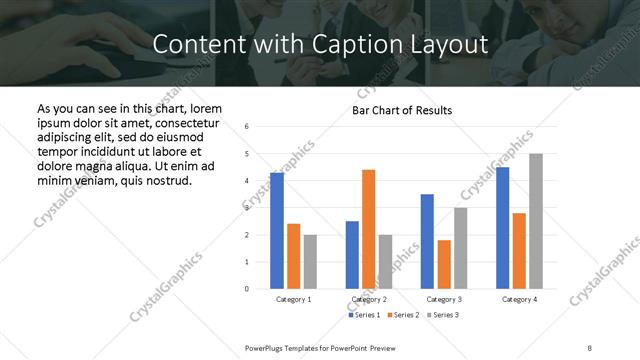 Content with Caption presentation slide layout
