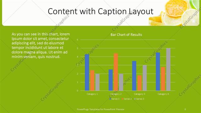 Content with Caption presentation slide layout