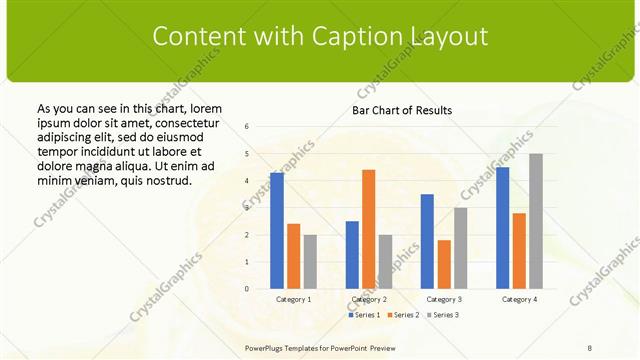 Content with Caption presentation slide layout