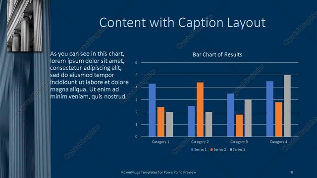 Content with Caption presentation slide layout