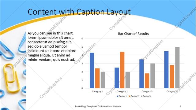 Content with Caption presentation slide layout