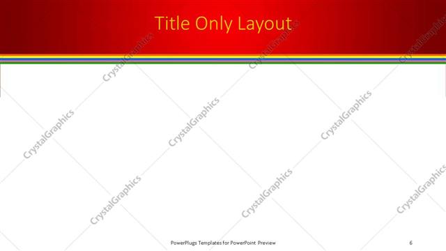 Title Only presentation slide layout