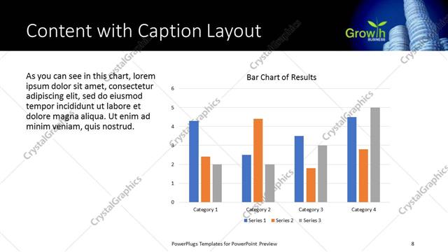 Content with Caption presentation slide layout