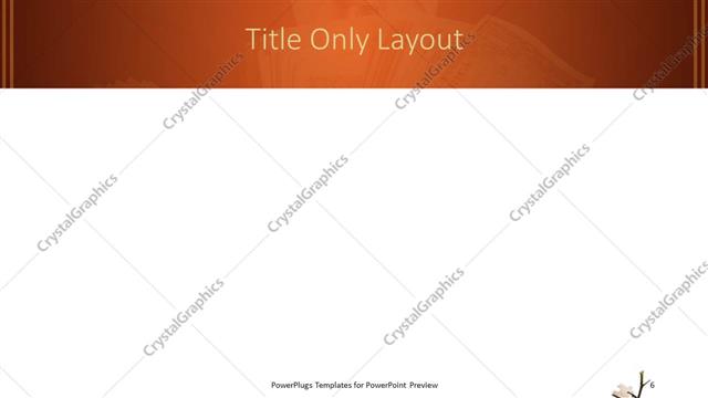 Title Only presentation slide layout