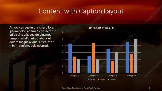 Content with Caption presentation slide layout