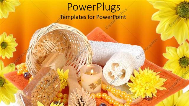  Presentation with spa - A number of products being used in spa