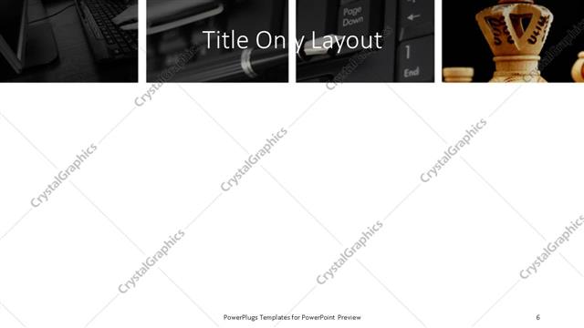 Title Only presentation slide layout