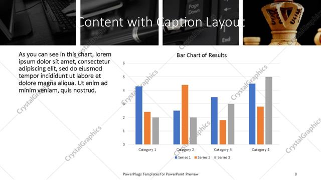 Content with Caption presentation slide layout
