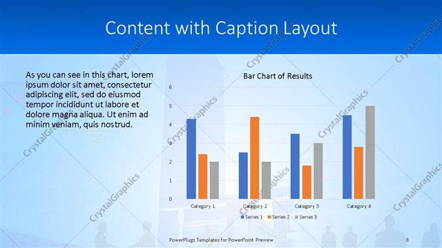 Content with Caption presentation slide layout