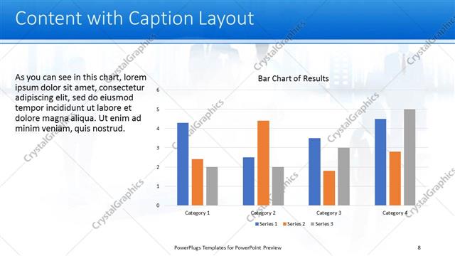 Content with Caption presentation slide layout