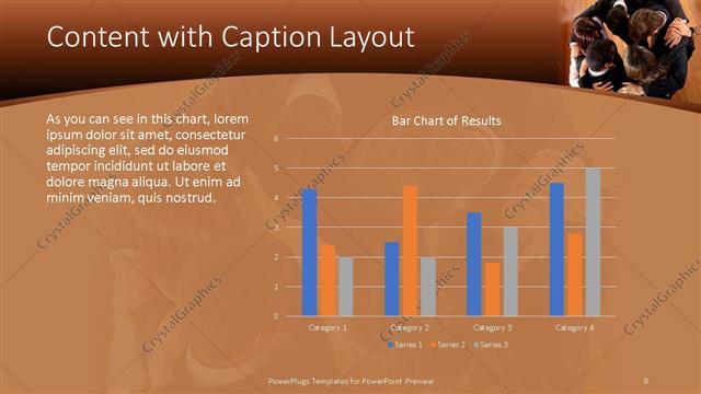 Content with Caption presentation slide layout