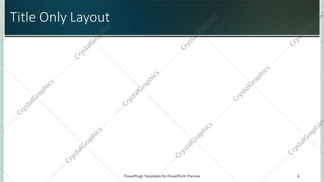 Title Only presentation slide layout