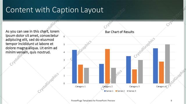 Content with Caption presentation slide layout