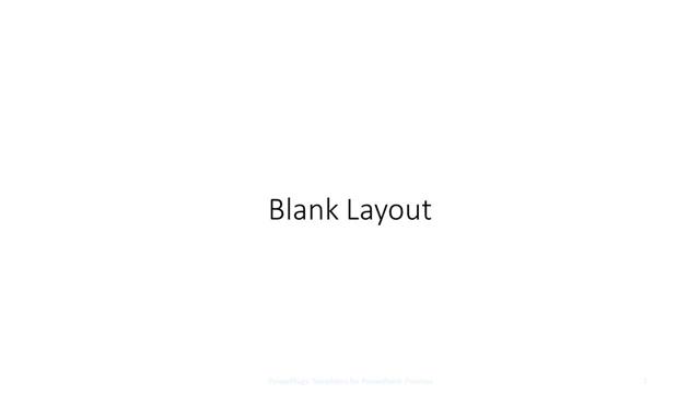 Blank presentation slide layout