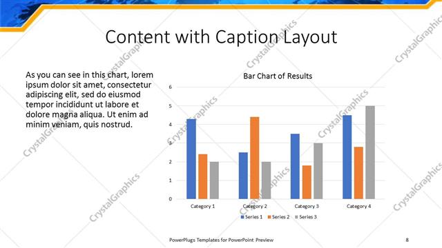 Content with Caption presentation slide layout