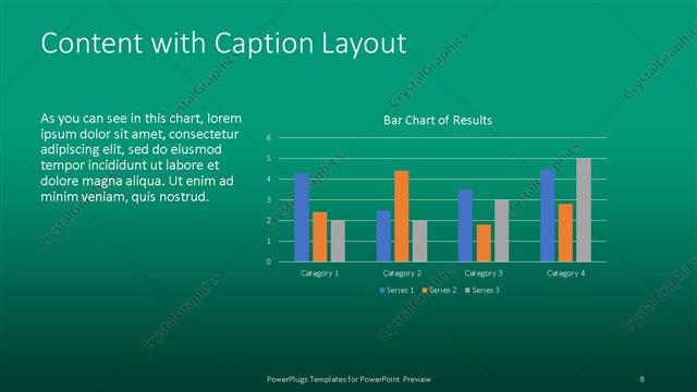 Content with Caption presentation slide layout