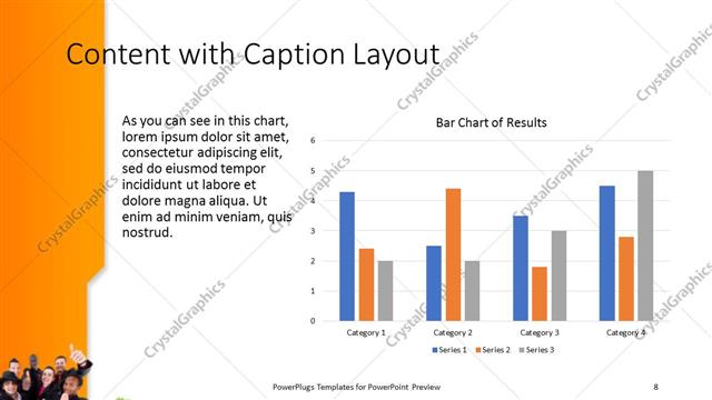 Content with Caption presentation slide layout