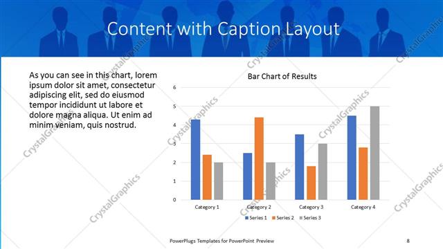 Content with Caption presentation slide layout