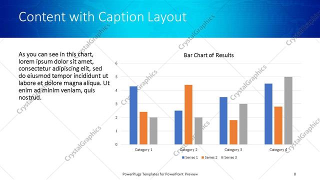 Content with Caption presentation slide layout