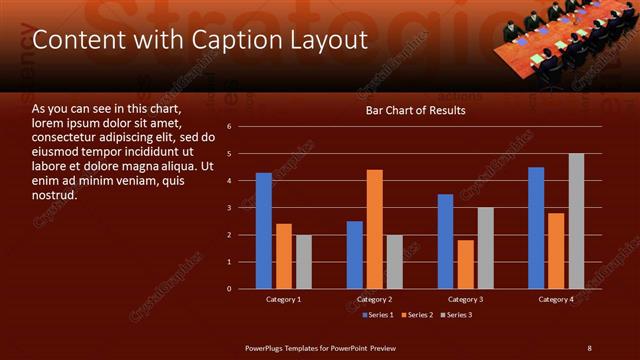 Content with Caption presentation slide layout
