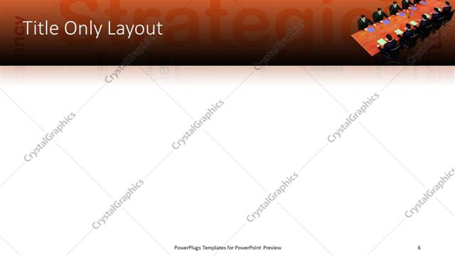 Title Only presentation slide layout