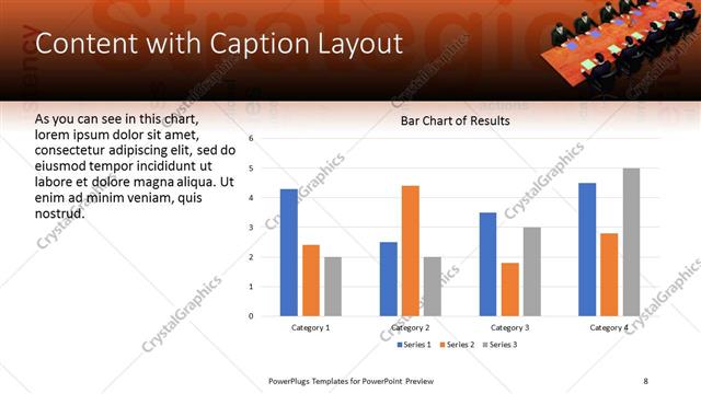 Content with Caption presentation slide layout
