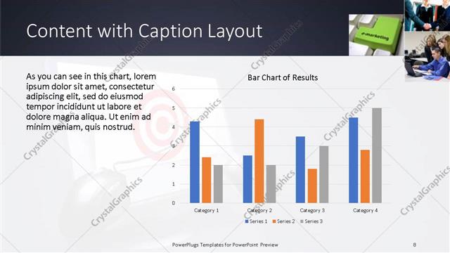 Content with Caption presentation slide layout
