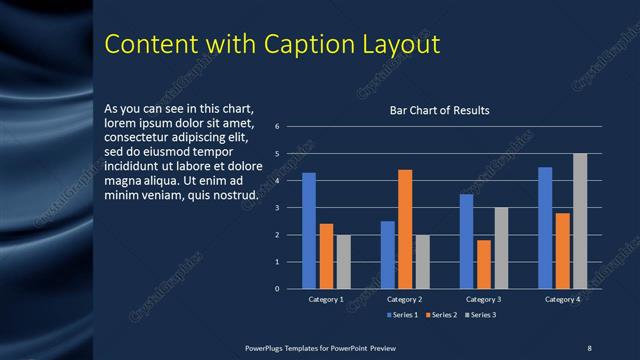 Content with Caption presentation slide layout
