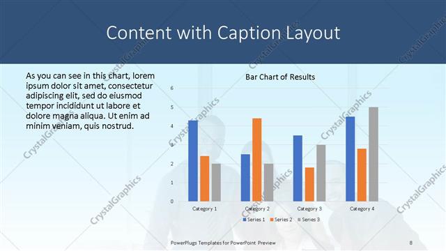 Content with Caption presentation slide layout