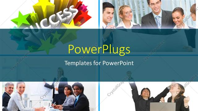  Presentation with professionals - A number of professionals in the office with white background