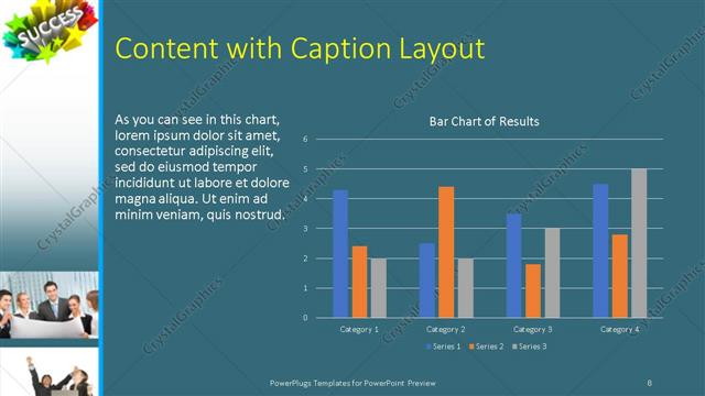 Content with Caption presentation slide layout